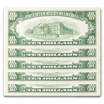 1950-A (B-New York) $10 FRN CU (Fr#2011-B) 23 consecutive