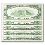 1950-A (B-New York) $10 FRN CU (Fr#2011-B) 23 consecutive