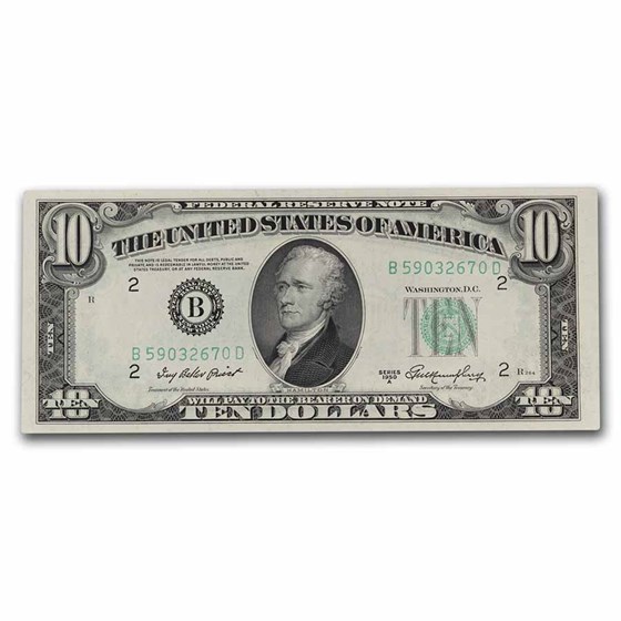 1950-A (B-New York) $10 FRN CU (Fr#2011-B)