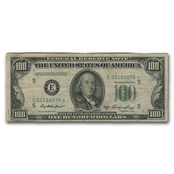 1950-A* (E-Richmond) $100 FRN VF (Fr#2158-E*) Star Note