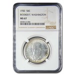 1950 Booker T. Washington Half Dollar MS-67 NGC