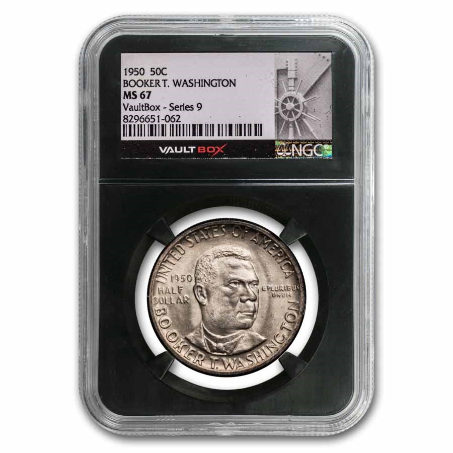 1950 Booker T. Washington Half Dollar MS-67 NGC