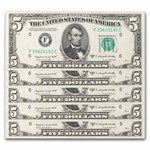 1950-C (F-Atlanta) $5.00 FRN CU (Fr#1964-F) 7 consecutive