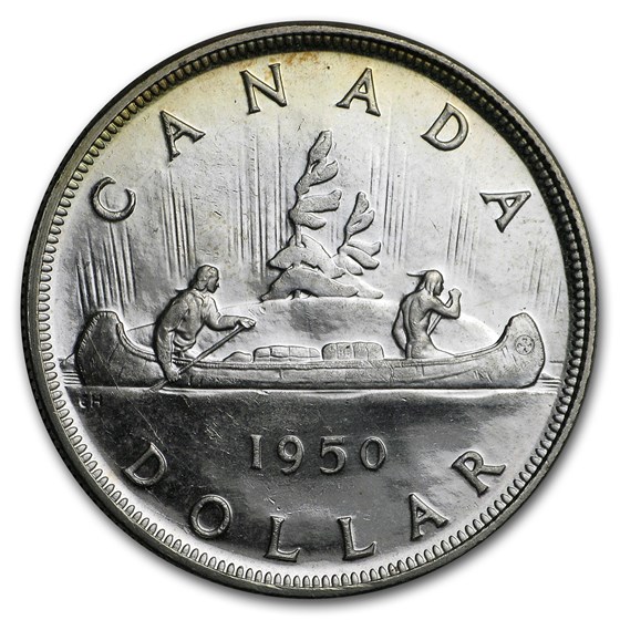 1950 Canada Silver Dollar George VI BU 1950 Canada Silver Dollar George VI BU
