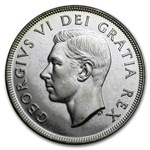 1950 Canada Silver Dollar George VI BU