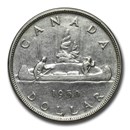 1950 Canada Silver Dollar George VI XF