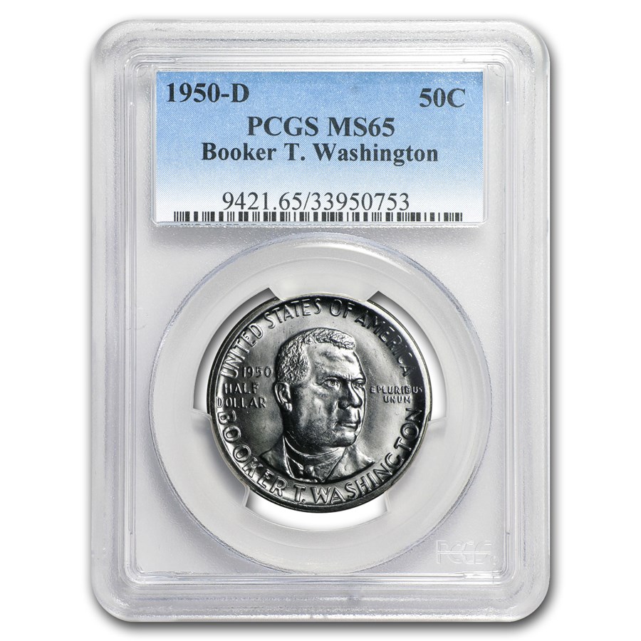 1950-D Booker T. Washington Half MS-65 PCGS