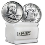 1950-D Franklin Half Dollar 20-Coin Roll BU