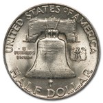 1950-D Franklin Half Dollar AU