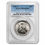 1950-D Franklin Half Dollar MS-64 PCGS (FBL)