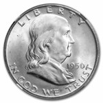 1950-D Franklin Half Dollar MS-65 NGC (FBL)