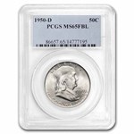 1950-D Franklin Half Dollar MS-65 PCGS (FBL)