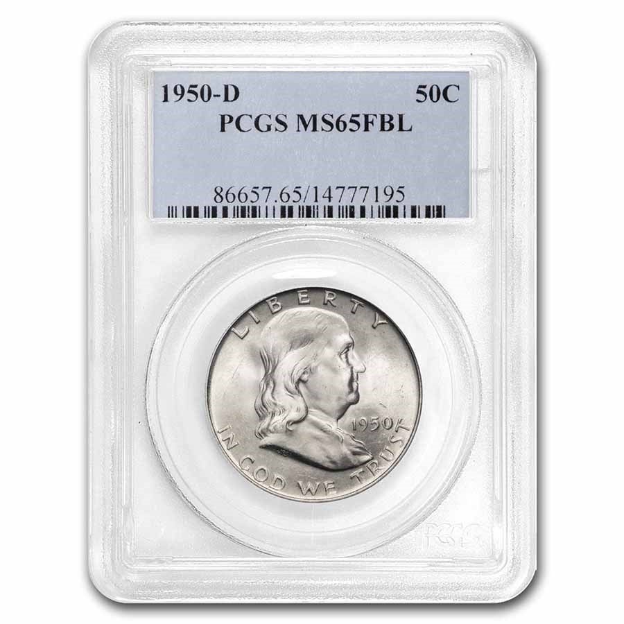 1950-D Franklin Half Dollar MS-65 PCGS (FBL)