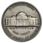 1950-D Jefferson Nickel 40-Coin Roll Avg Circ