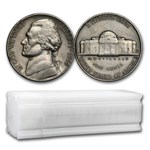 1950-D Jefferson Nickel 40-Coin Roll Avg Circ