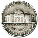 1950-D Jefferson Nickel Good-Xf