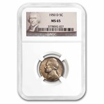 1950-D Jefferson Nickel MS-65 NGC