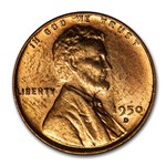 1950-D Lincoln Cent BU (Red)