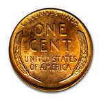 1950-D Lincoln Cent BU (Red)