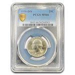 1950-D/S Washington Quarter MS-66 PCGS