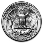 1950-D Washington Quarter 40-Coin Roll Avg Circ