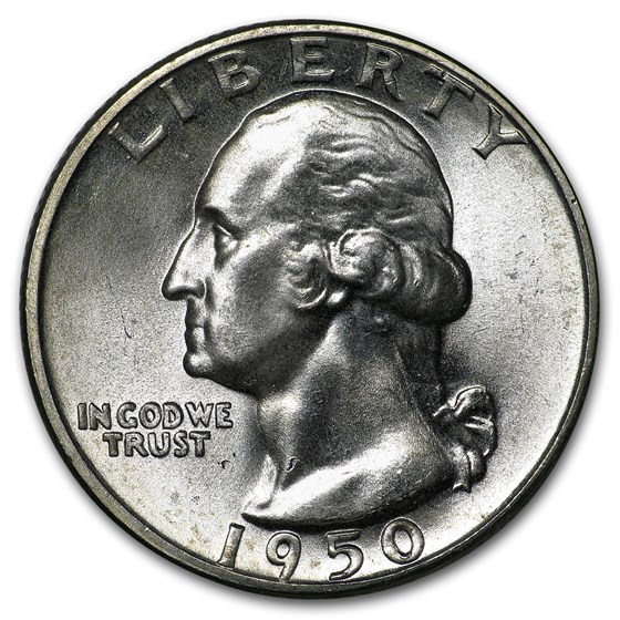1950-D Washington Quarter BU 1950-D Washington Quarter BU