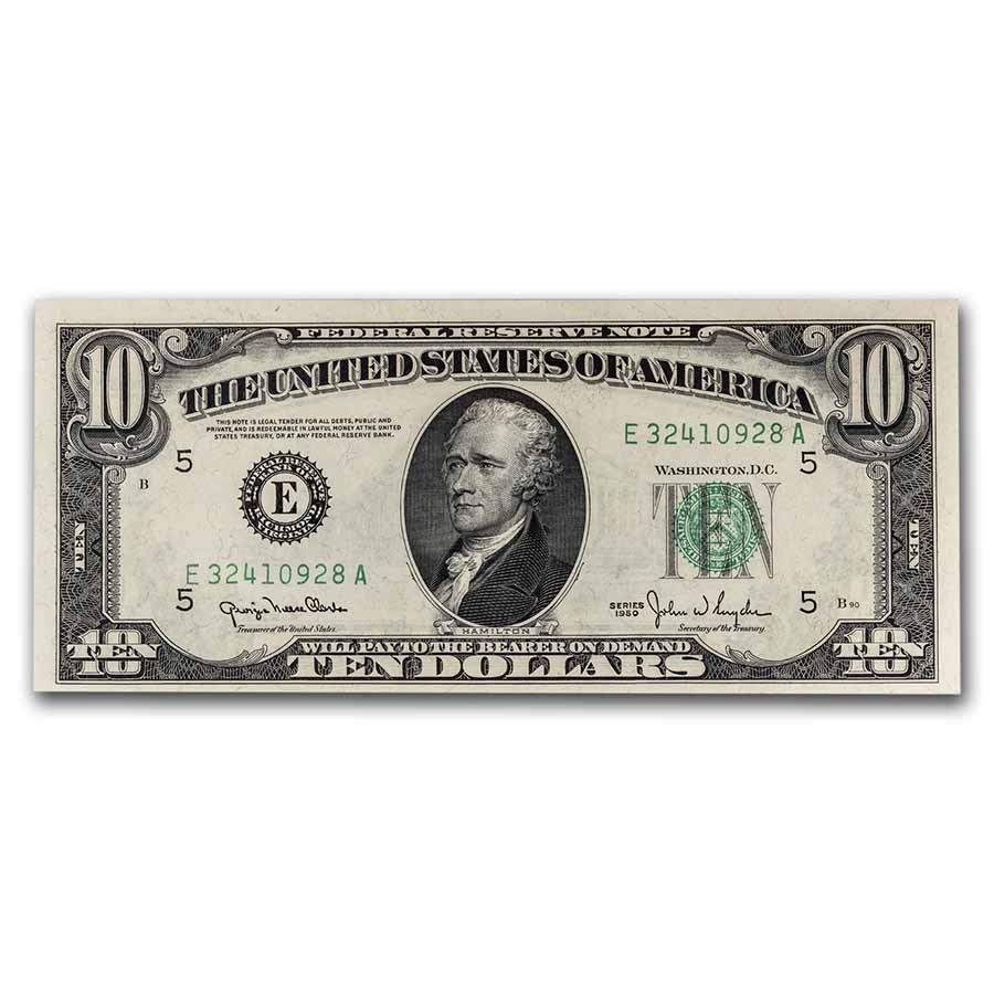 1950 (E-Richmond) $10 FRN CU (Fr#2010-E)