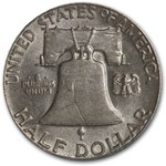 1950 Franklin Half Dollar AU