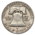 1950 Franklin Half Dollar Fine/XF