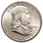 1950 Franklin Half Dollar MS-64 PCGS (FBL)
