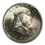 1950 Franklin Half Dollar MS-65 NGC (FBL)