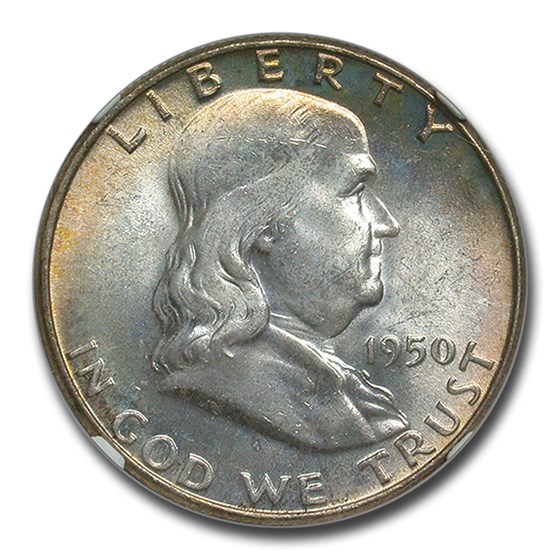 1950 Franklin Half Dollar MS-66 NGC (FBL) 1950 Franklin Half Dollar MS-66 NGC (FBL)