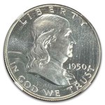 1950 Franklin Half Dollar PF-65 Cameo NGC