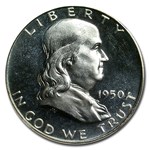 1950 Franklin Half Dollar PF-66 Cameo NGC CAC