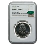1950 Franklin Half Dollar PF-66 Cameo NGC CAC