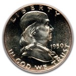 1950 Franklin Half Dollar PR-65 Cameo PCGS