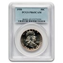 1950 Franklin Half Dollar PR-65 Cameo PCGS