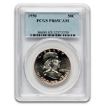 1950 Franklin Half Dollar PR-65 Cameo PCGS