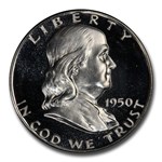 1950 Franklin Half Dollar PR-65 DCAM PCGS CAC