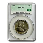 1950 Franklin Half Dollar PR-67 CACG