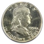 1950 Franklin Half Dollar PR-67 PCGS CAC