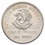 1950 Mexico Silver 5 Pesos Southern Railroad AU (Details)