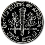 1950 Roosevelt Dime Gem Proof