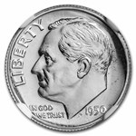 1950 Roosevelt Dime PF-66 NGC