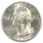 1950-S/D Washington Quarter MS-66 NGC (FS-601)