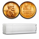 1950-S Lincoln Cent 50-Coin Roll BU