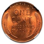 1950-S Lincoln Cent MS-67 NGC (Red)