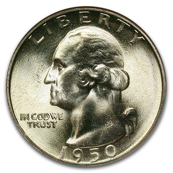 1950-S Washington Quarter MS-67 NGC