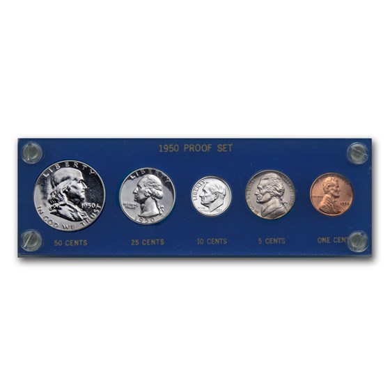 1950 U.S. Proof Set (Hard Plastic Holder) 1950 U.S. Proof Set (Hard Plastic Holder)