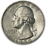 1950 Washington Quarter AU